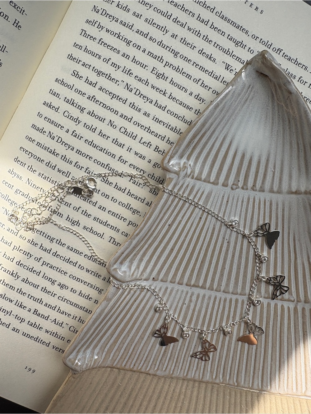 925 Sterling Silver Butterfly Necklace